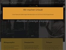 Tablet Screenshot of mumbai-lounge.de